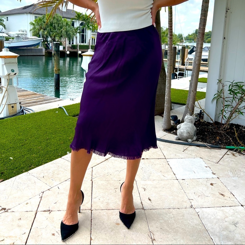 Vince silk skirt size XS